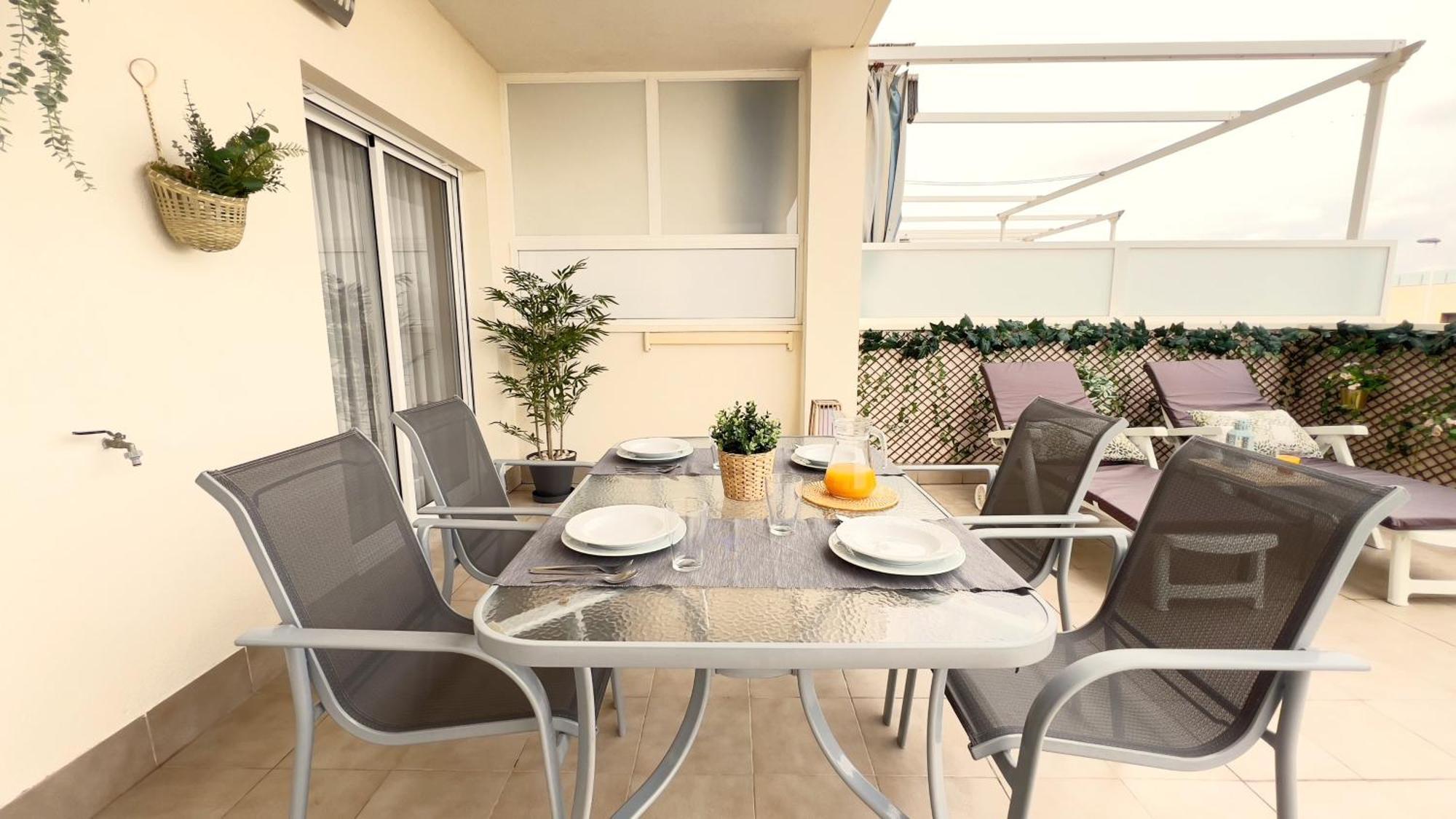 La Ribera - Terraza, Piscina Y Playa Apartman San Javier Kültér fotó